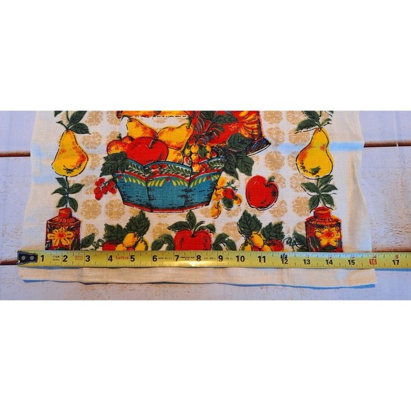 VTG Tea Towel Old Homestead Week Sept 15 1921 Pure Linen RN# 16604 Vivid Colors - Picture 11 of 12
